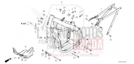 FRAME BODY CRF250RP de 2023